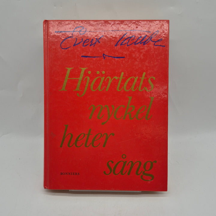 Retro bok Hjärtats nyckel heter sång Bonniers