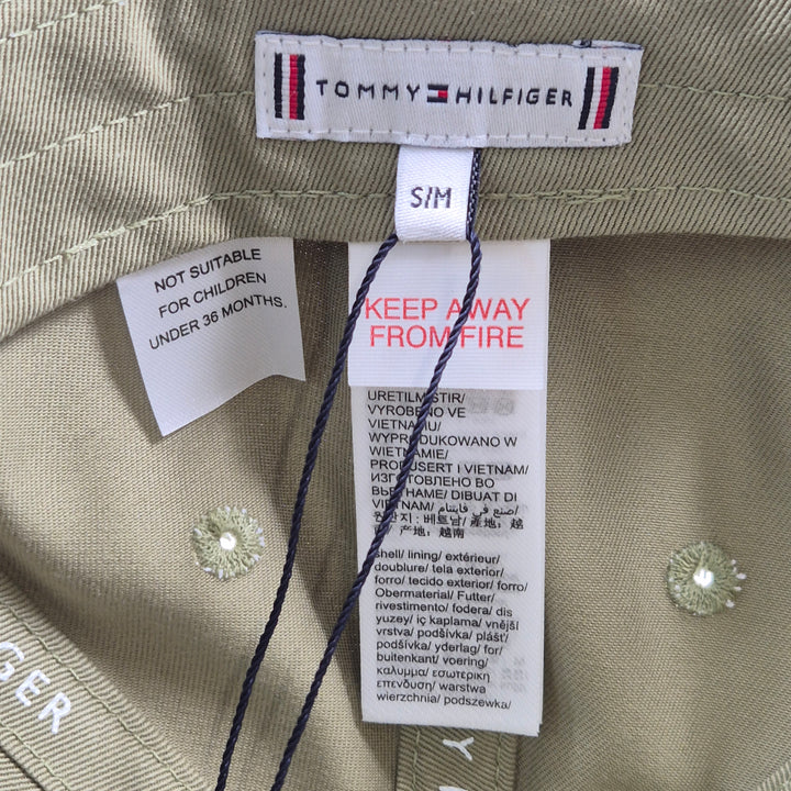 Beige baseballkeps i bomull Tommy Hilfiger