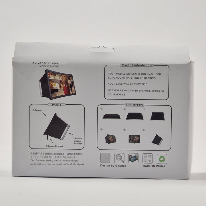 Mobil 3D skärmförtoring F2 GoShot foldbar
