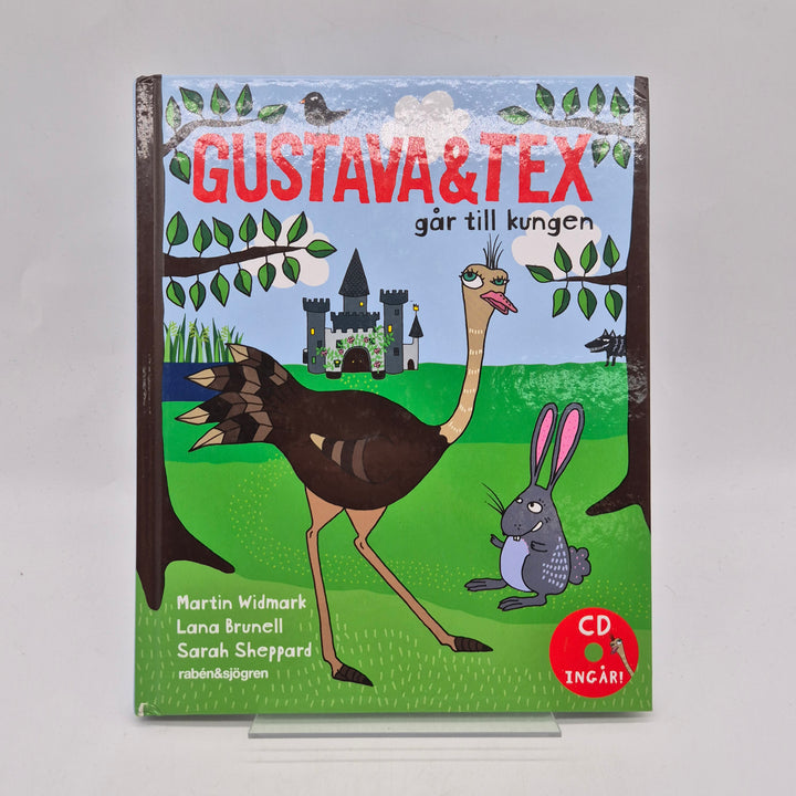 Gustava och Tex går till kungen barnbok med CD