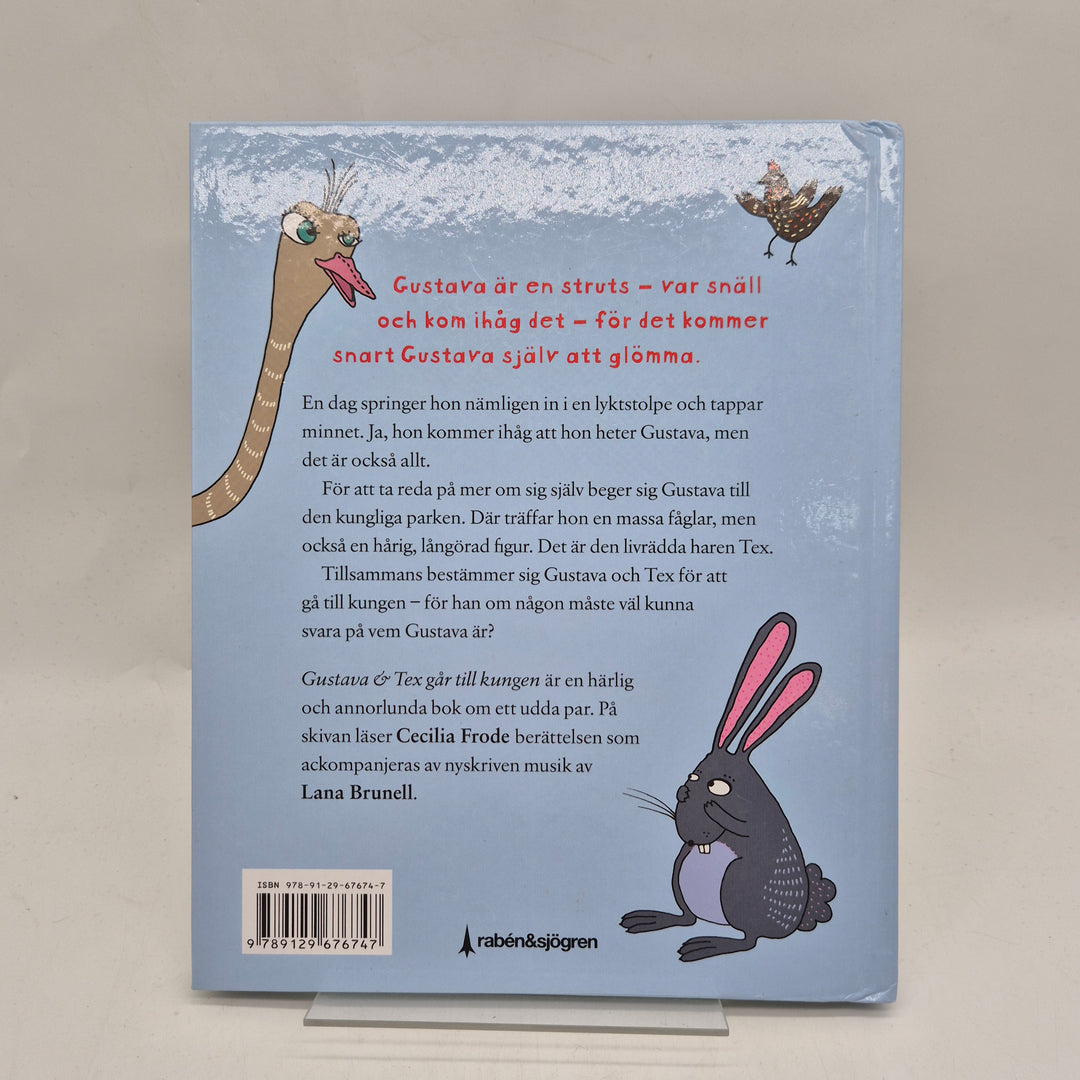 Gustava och Tex går till kungen barnbok med CD