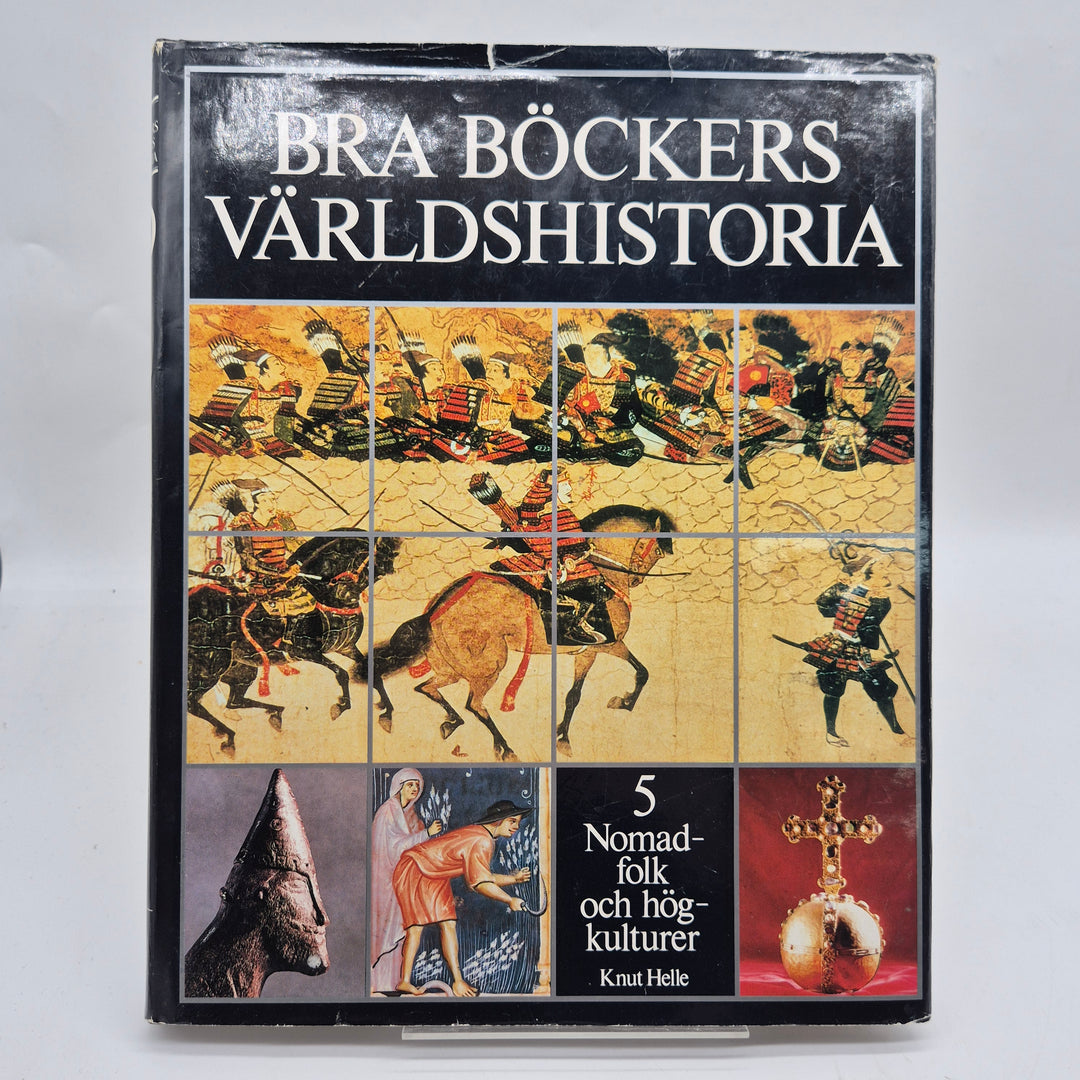 Bra Böckers Världshistoria del 5 nomadfolk retro bok