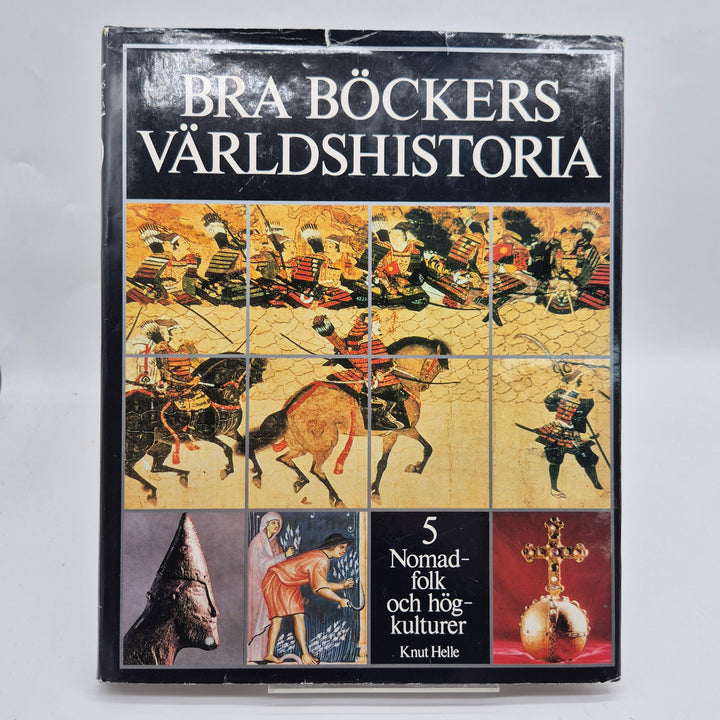 Bra Böckers Världshistoria del 5 nomadfolk retro bok