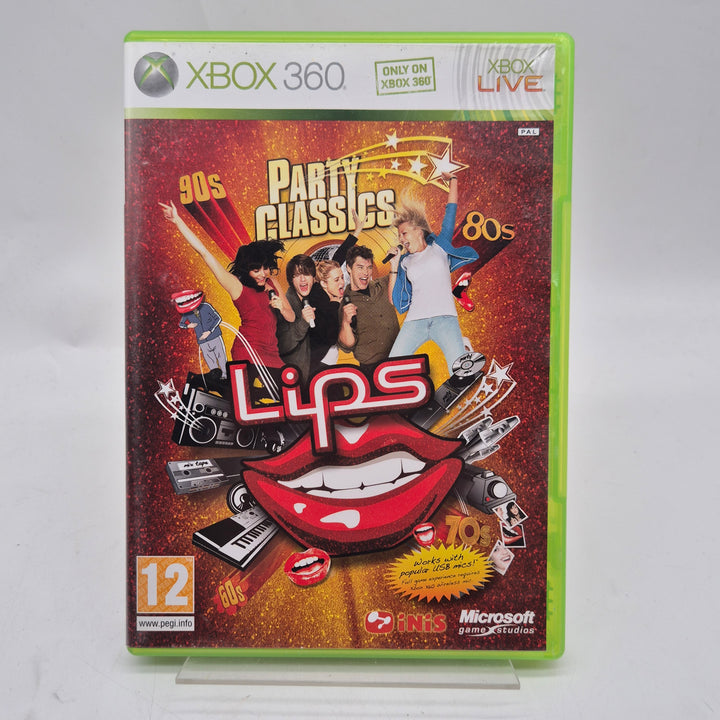 Lips Party Classics karaokespel Xbox 360 retro