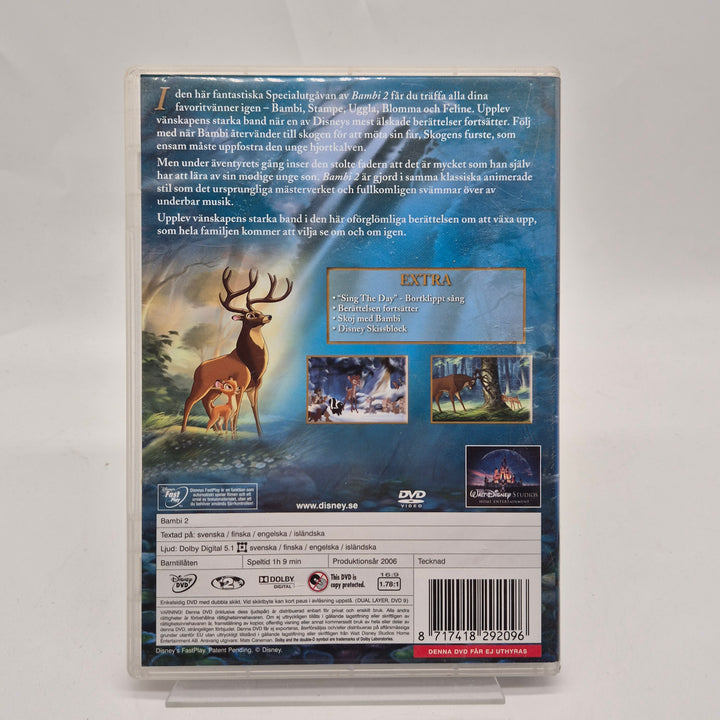 Disney Bambi 2 DVD specialutgåva svensk tal