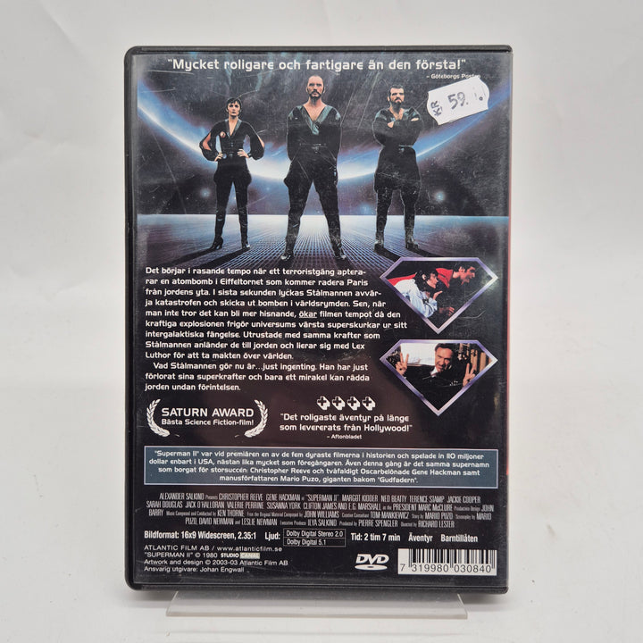 Superman II svensk DVD retroklassiker