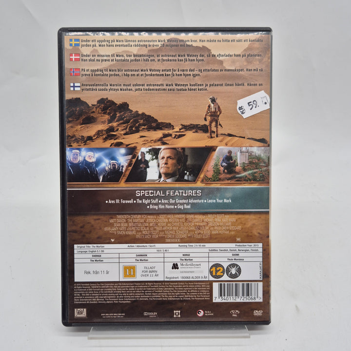 The Martian DVD begagnad sci fi äventyr
