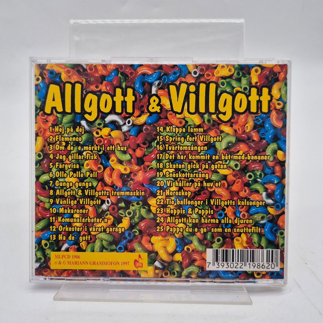 Allgott och Villgott retro barnmusik CD
