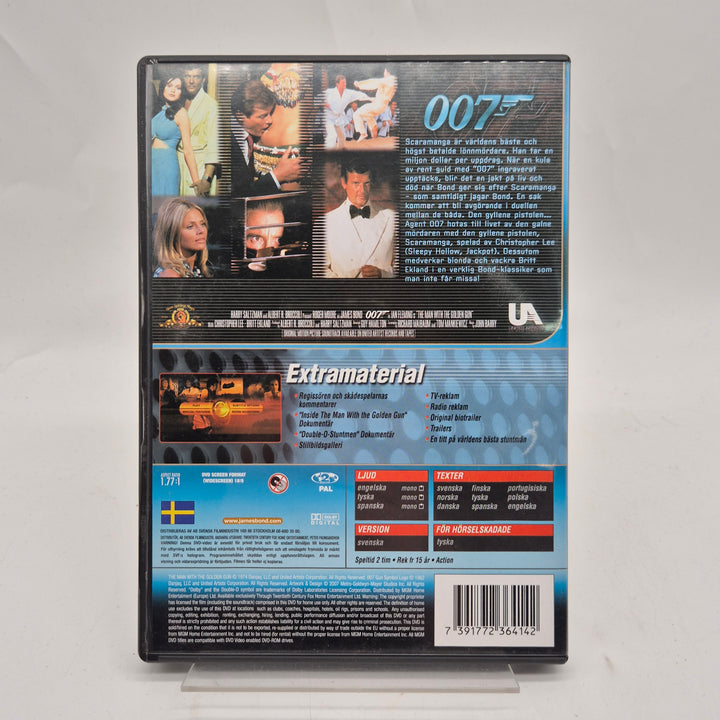 James Bond DVD Mannen med gyllene pistolen retro