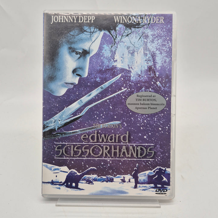 Edward Scissorhands svensk DVD retroklassiker begagnad