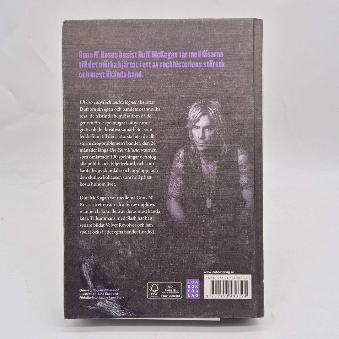 Duff McKagan rockbiografi It’s So Easy bok