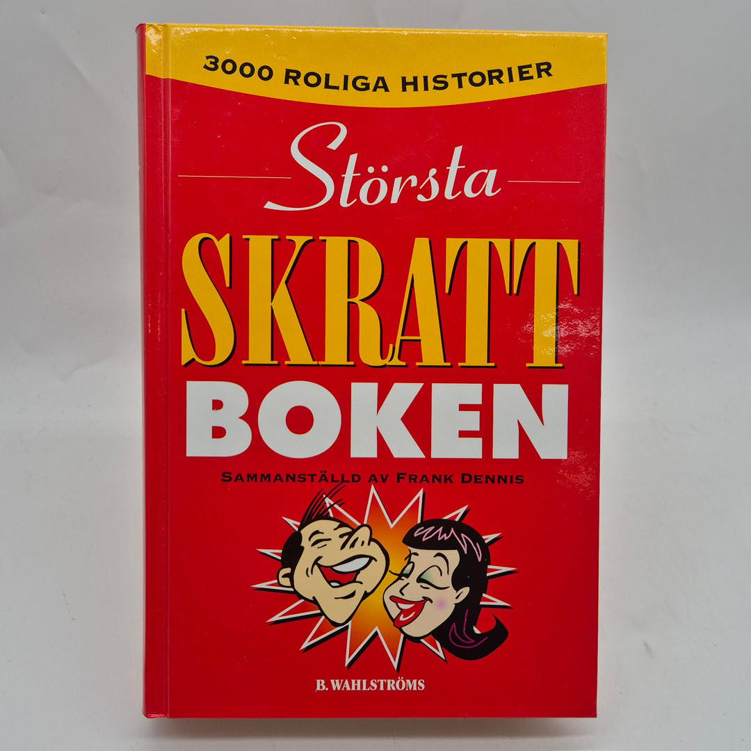 Största Skrattboken humorsamling B Wahlströms retro