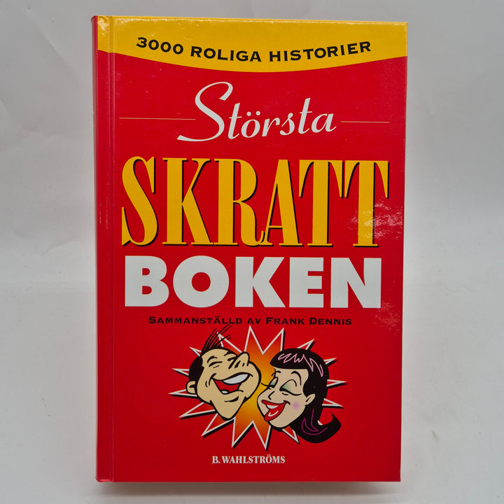 Största Skrattboken humorsamling B Wahlströms retro