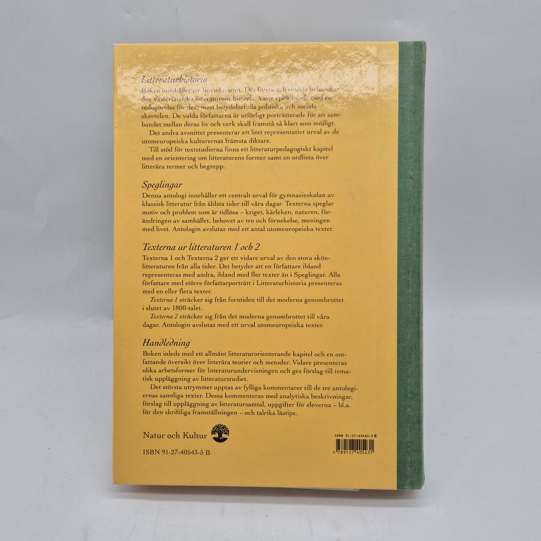 Litteraturhistoria kursbok Natur och Kultur begagnad