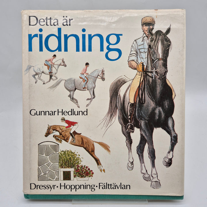 Detta är ridning bok Gunnar Hedlund retro