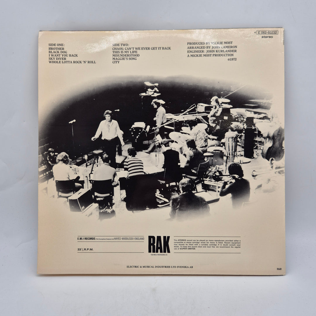 Retro CCS live LP vinyl 1970-tal