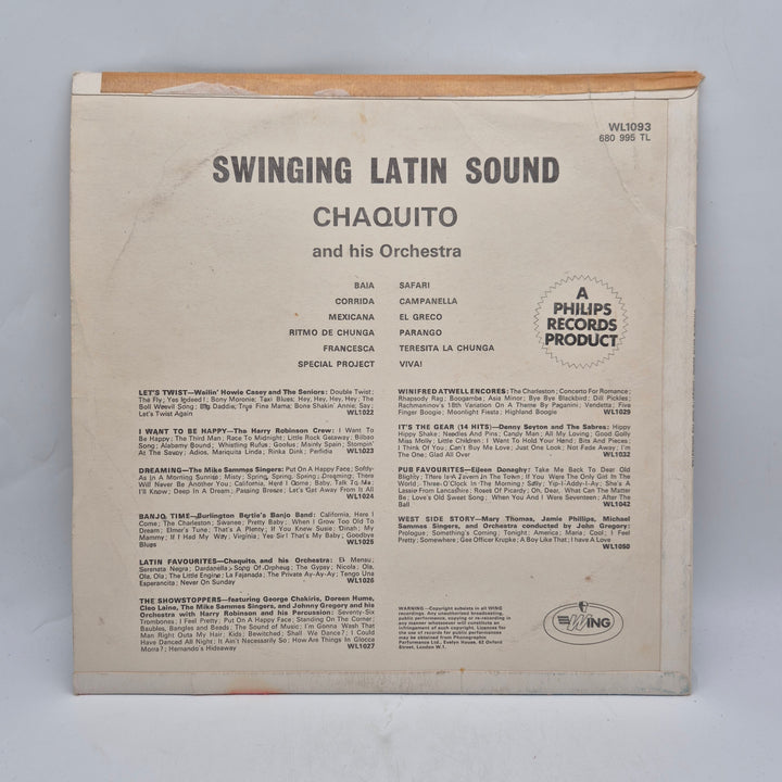Retro LP Chaquito Swinging Latin Sound