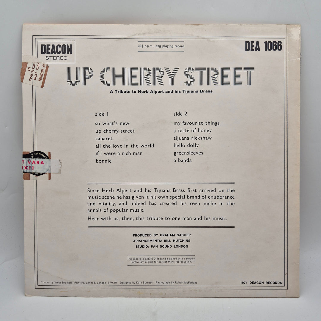 Retro vinyl LP Up Cherry Street Deacon Records