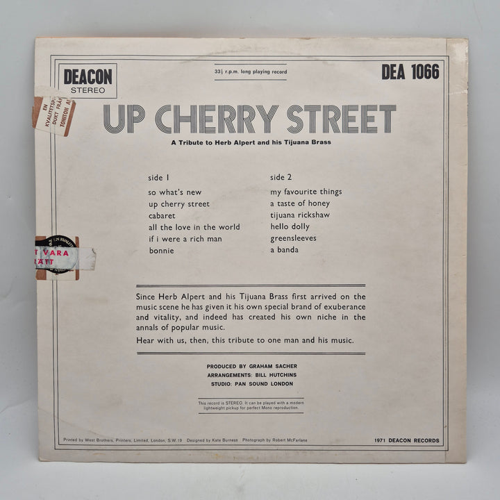 Retro vinyl LP Up Cherry Street Deacon Records
