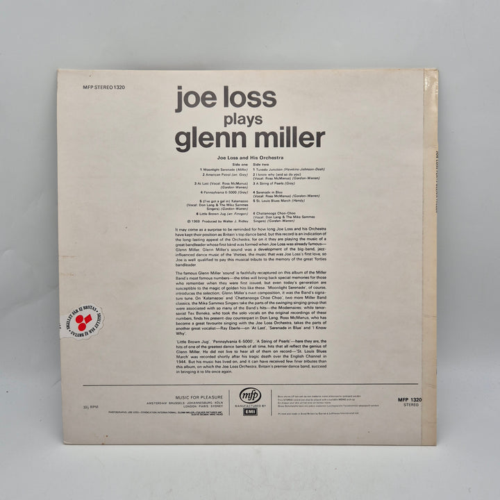 Joe Loss plays Glenn Miller retro LP vinyl