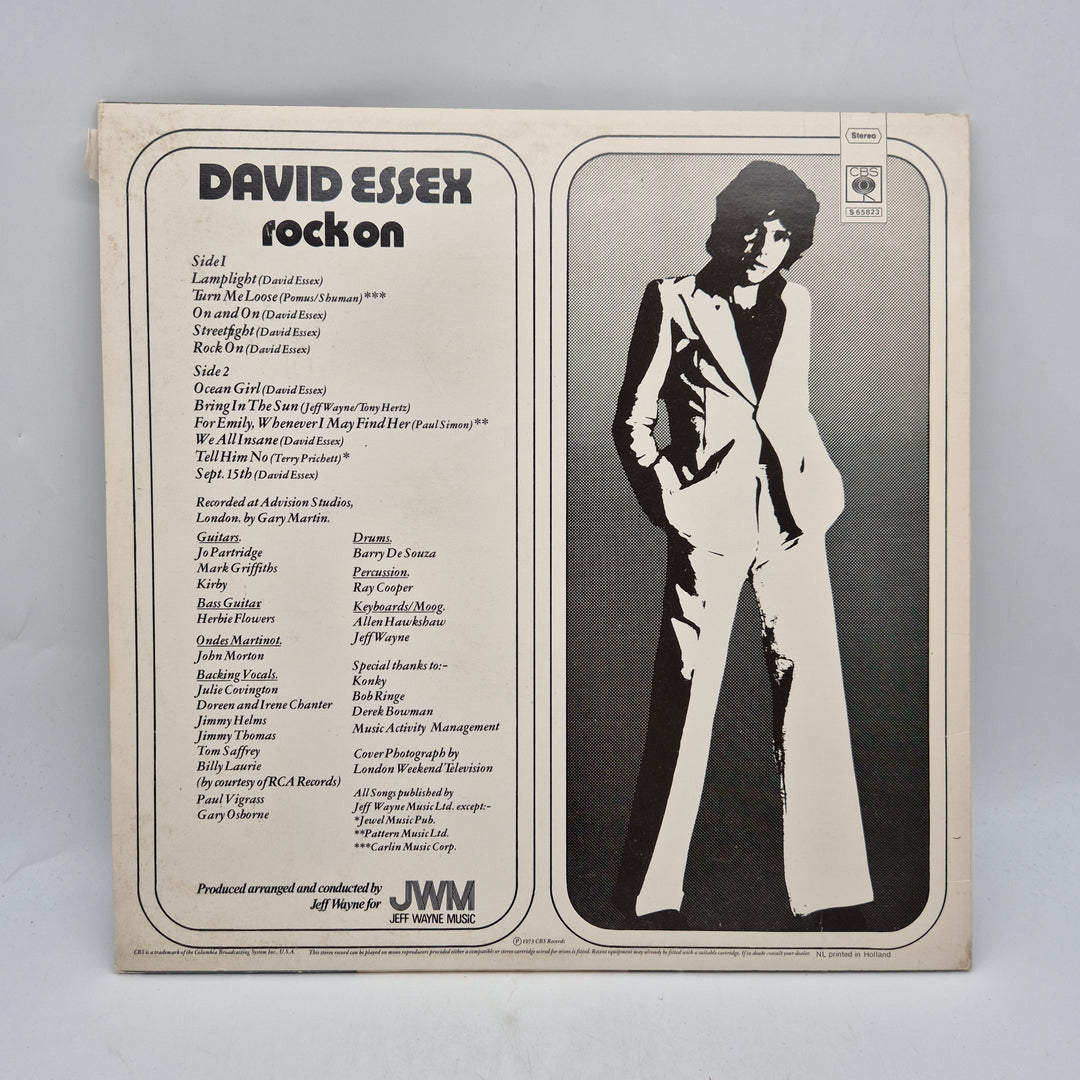 David Essex Rock On retro LP vinyl