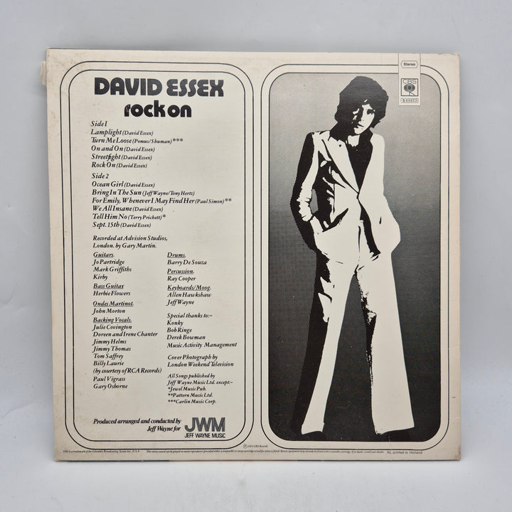 David Essex Rock On retro LP vinyl
