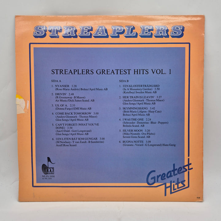 Streaplers Greatest Hits Vol 1 retro LP