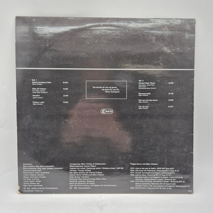Björn Afzelius Innan tystnaden retro LP vinyl