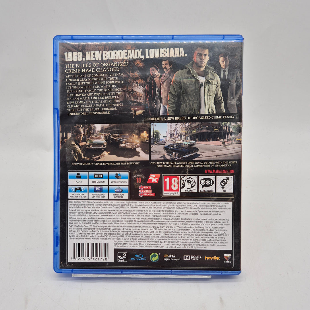 Mafia III PS4 actionäventyr 2K Games
