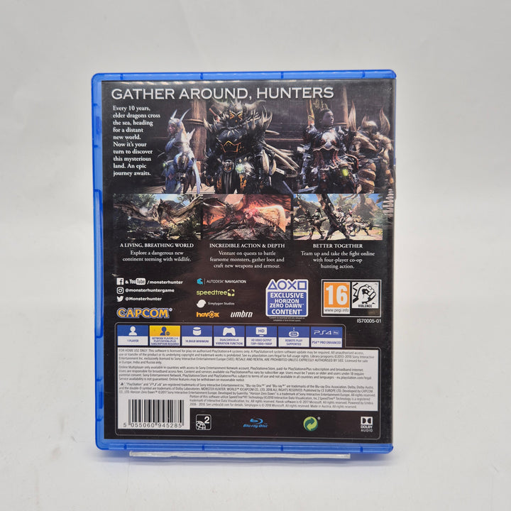 Monster Hunter World PS4 spel begagnat