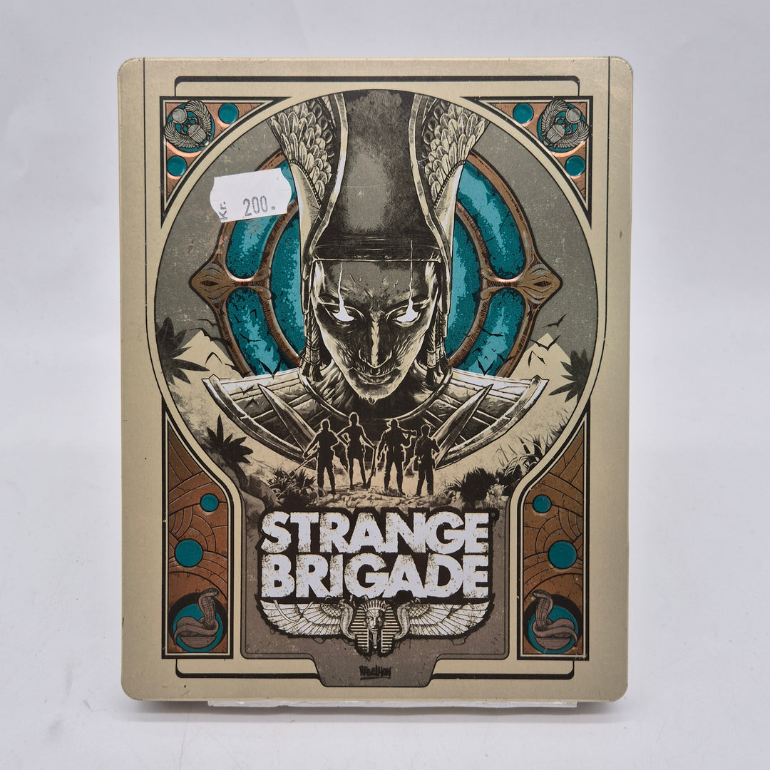 Strange Brigade steelbook metallfodral retro samlarobjekt