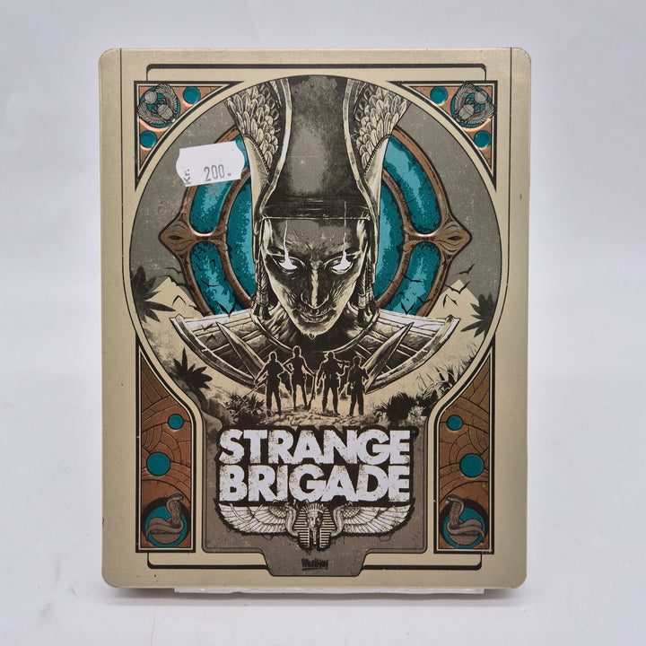 Strange Brigade steelbook metallfodral retro samlarobjekt
