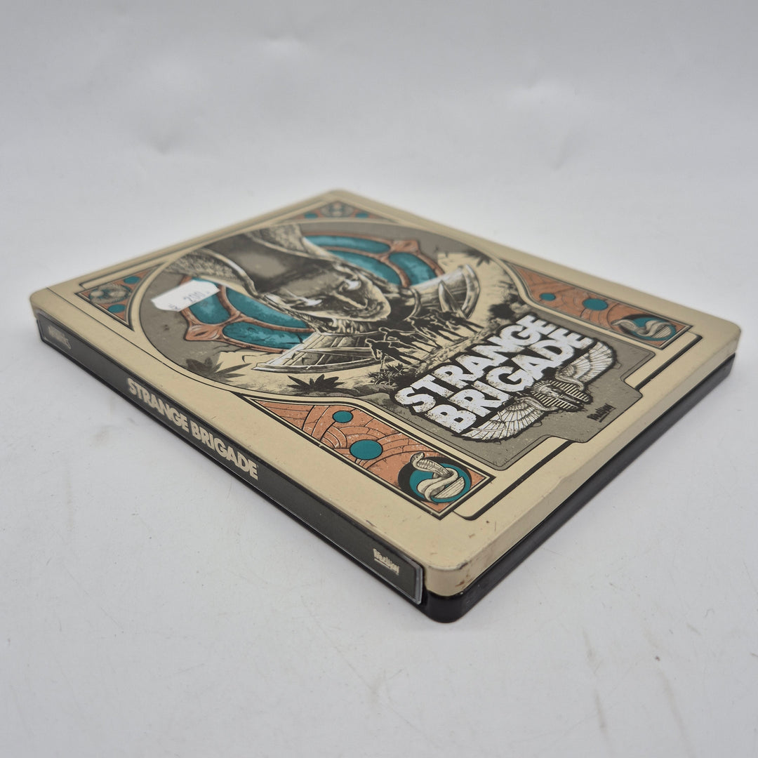 Strange Brigade steelbook metallfodral retro samlarobjekt