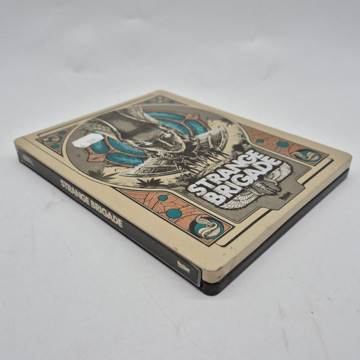 Strange Brigade steelbook metallfodral retro samlarobjekt