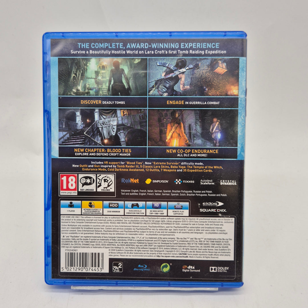 Rise of the Tomb Raider PS4 jubileumsutgåva begagnad