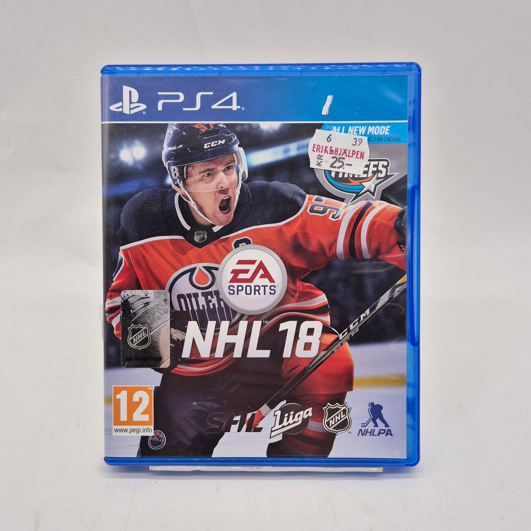 NHL 18 PS4 spel EA Sports begagnat