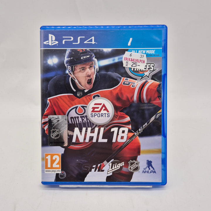 NHL 18 PS4 spel EA Sports begagnat