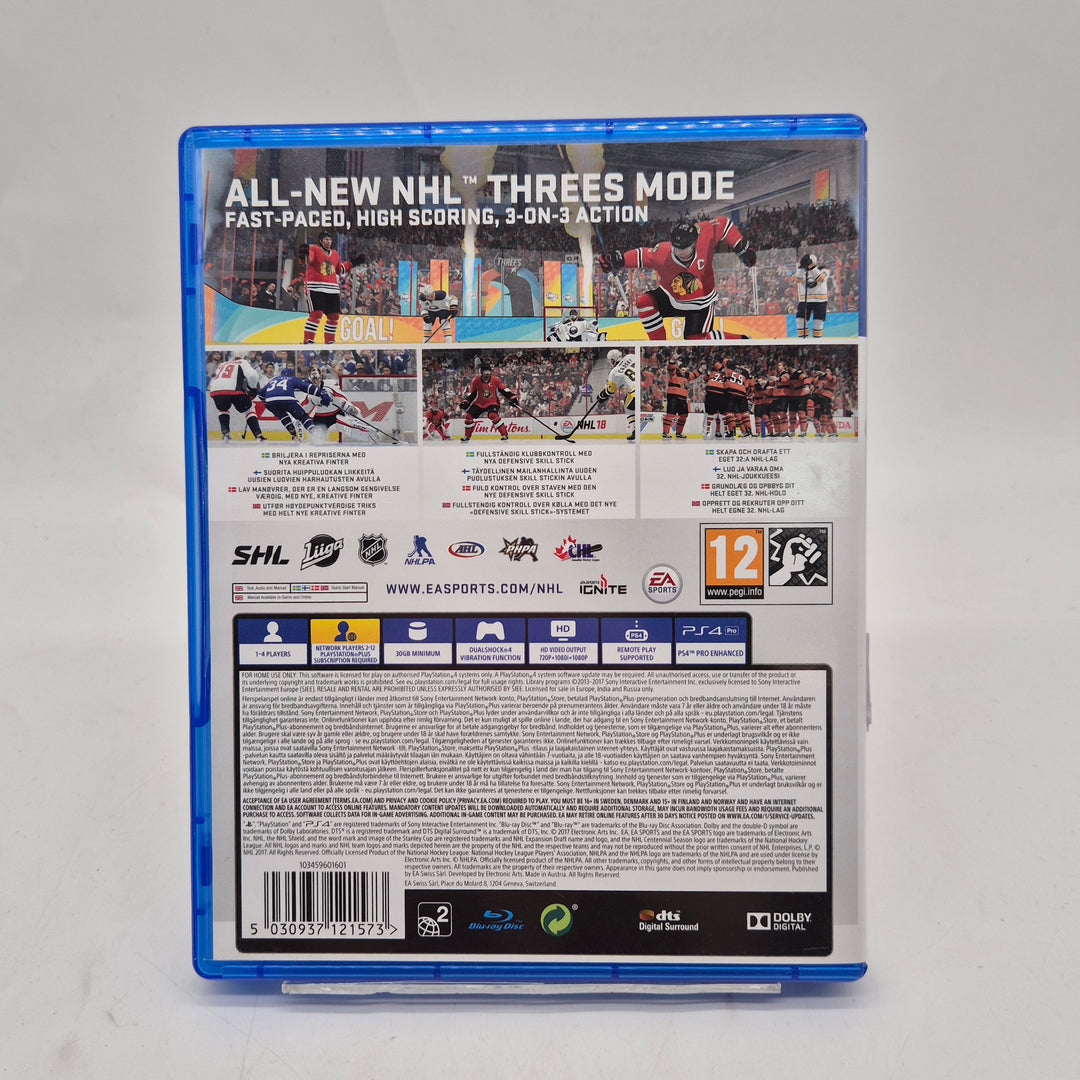 NHL 18 PS4 spel EA Sports begagnat