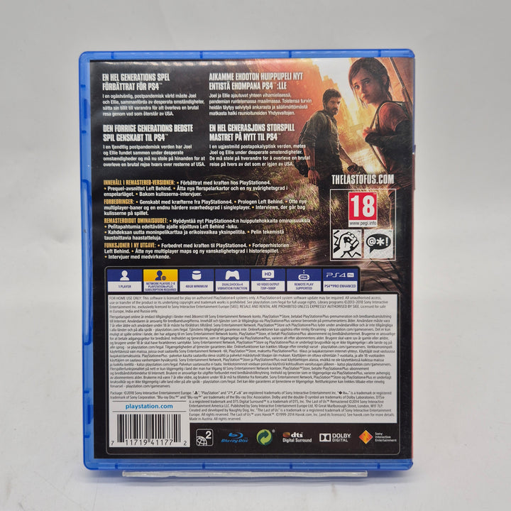 The Last of Us Remastered PS4 PlayStation Hits