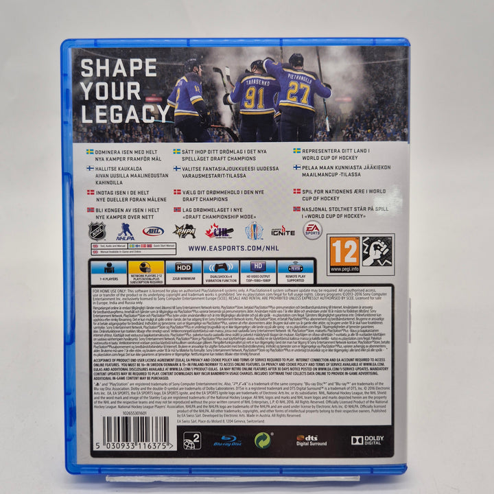 NHL 17 PS4 sportspel EA Sports begagnat