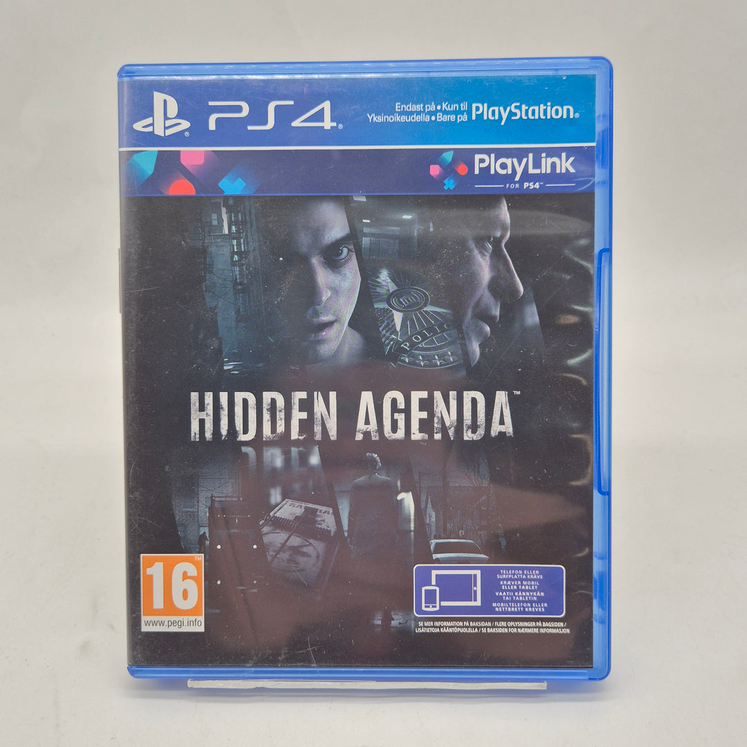 Hidden Agenda PS4 interaktiv thriller begagnad