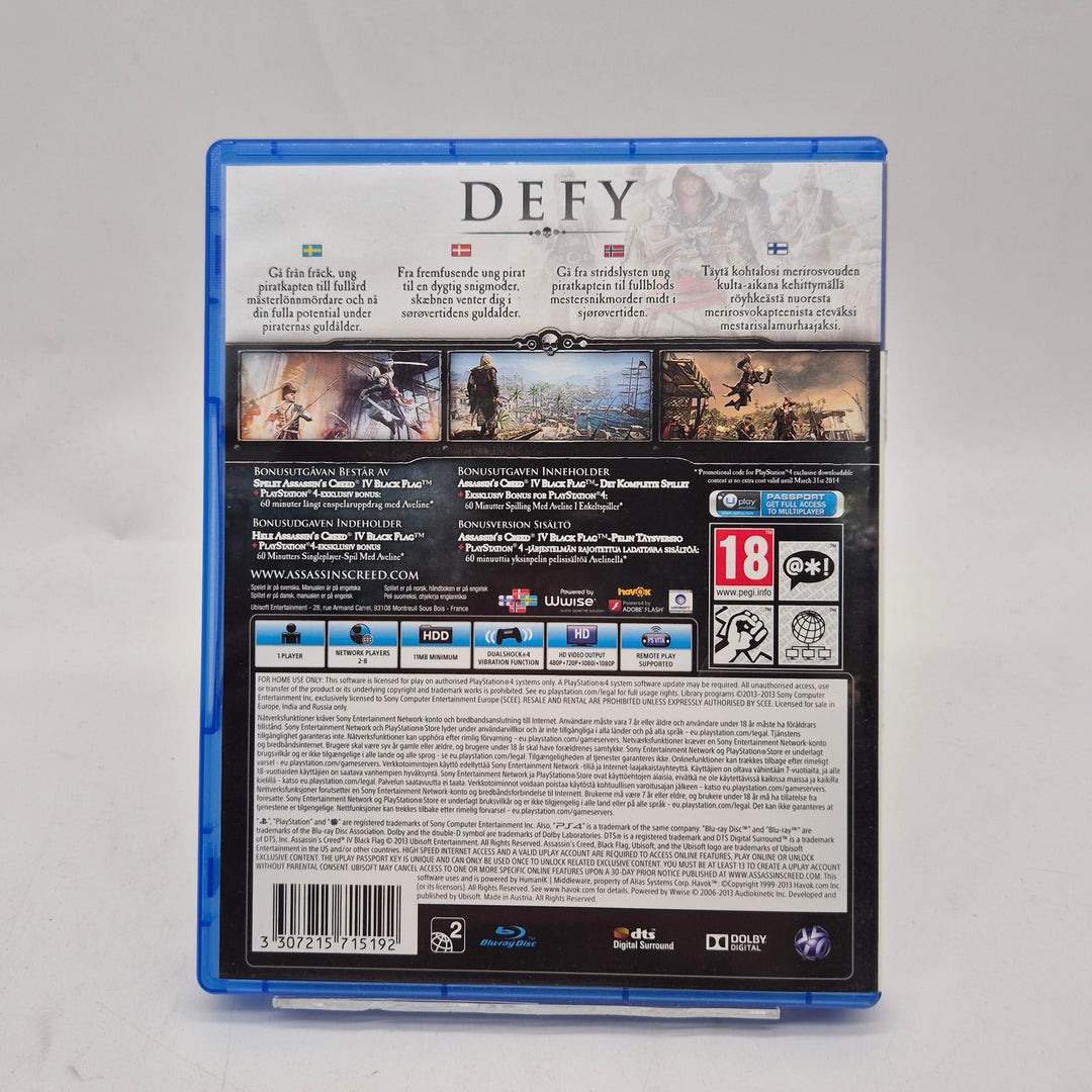 Assassins Creed IV Black Flag PS4 begagnad