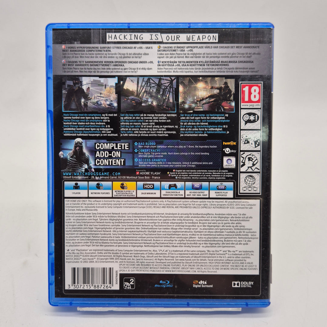 Watch Dogs Complete Edition PS4 begagnat Ubisoft