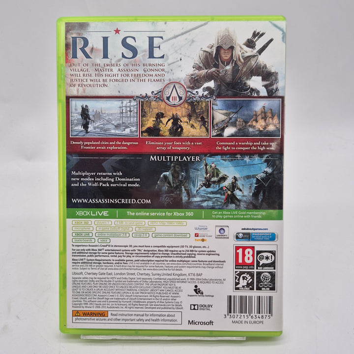 Assassins Creed III Xbox 360 begagnat spel