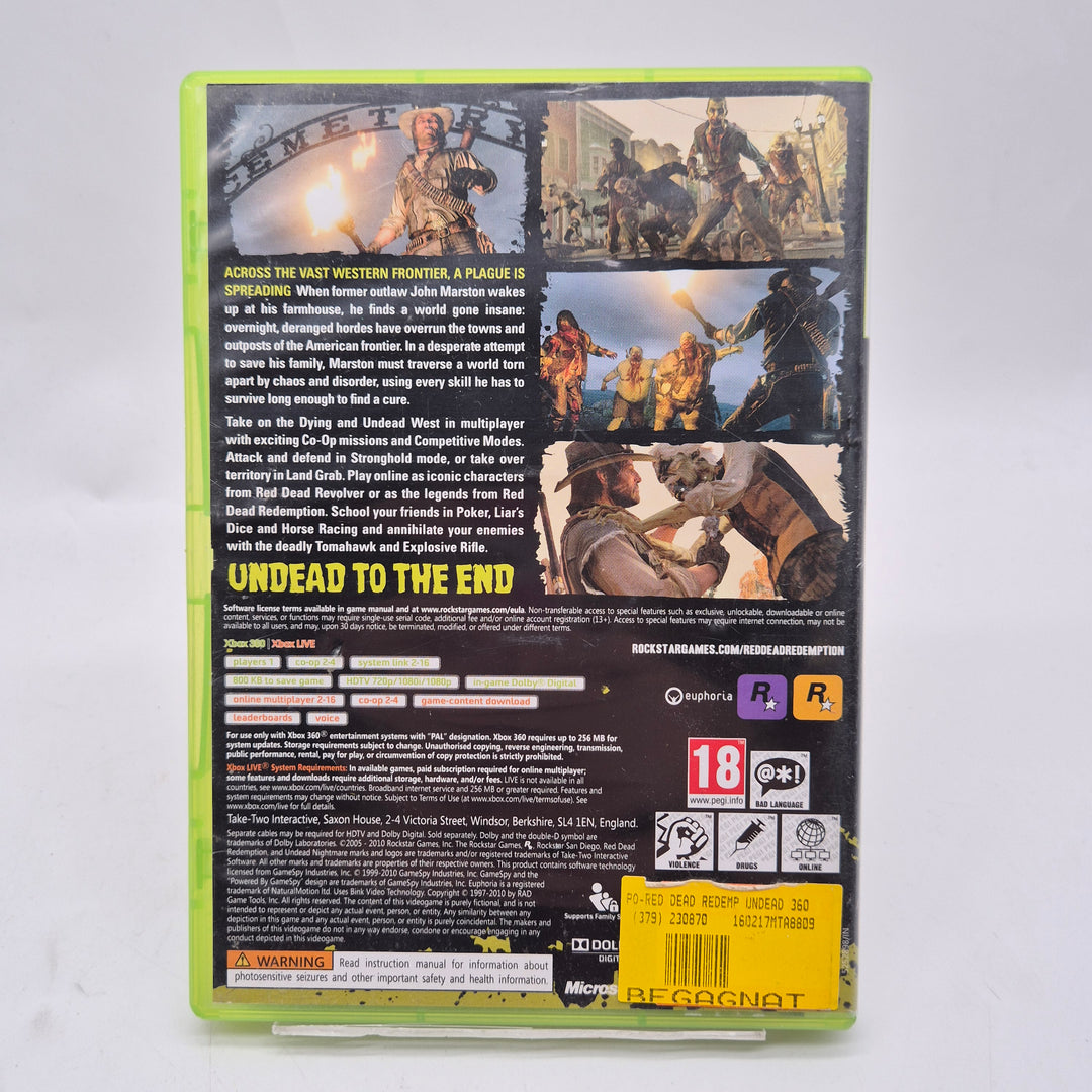 Red Dead Redemption Undead Nightmare Xbox 360