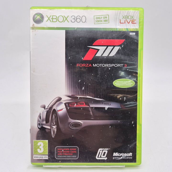 Forza Motorsport 3 Xbox 360 begagnat spel