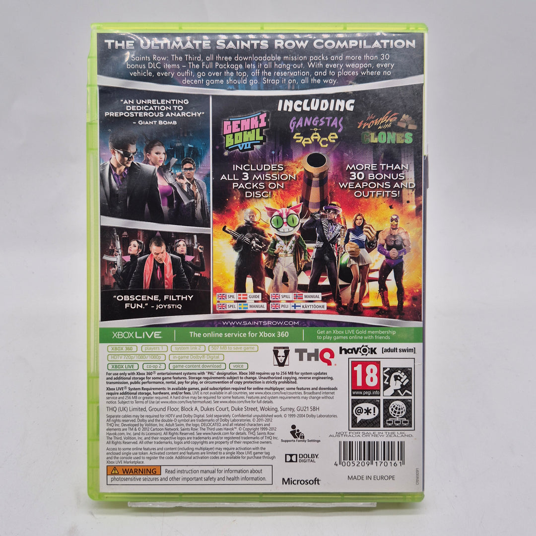 Saints Row The Third Full Package Xbox 360