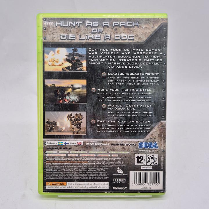 Chrome Hounds Xbox 360 retro SEGA spel