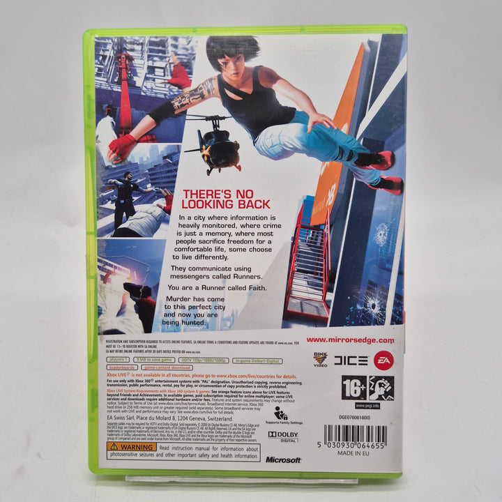 Mirror’s Edge Xbox 360 spel i originalfodral