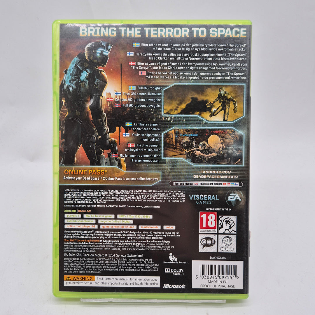 Dead Space 2 skräckspel Xbox 360 begagnat